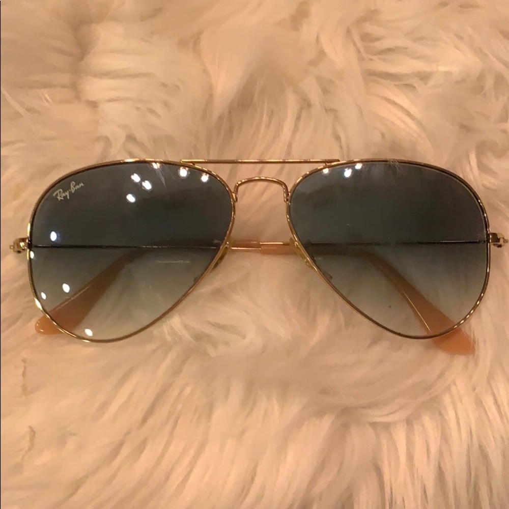 Ray-ban Gradient Aviator Sunglasses
